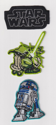 Star Wars - kangasmerkit (3 eril.)
