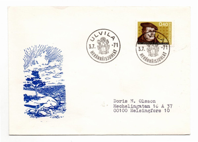 Ulvila: Herännäisjuhlat (erikoisleima 3.7.1971)