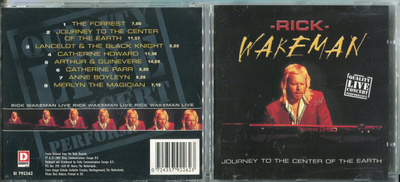 RICK WAKEMAN . CD-LEVY . JOURNEY TO THE CENTER OF THE EARTH
