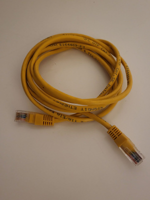 Ethernet Kaapeli RJ45 Keltainen. 2m CAT 5.E