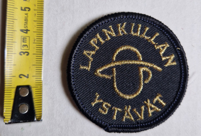 Lapinkullan ystävät vintage kangasmerkki