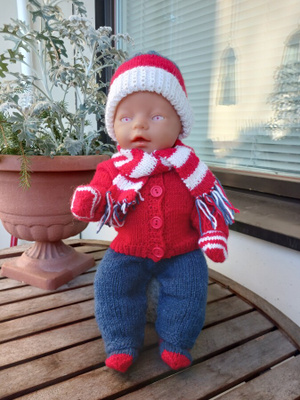Neulepuku ja asusteet baby born nukelle
