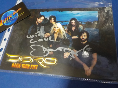 DORO - RAISE YOUR FIST PROMOKORTTI NIMMARILLA