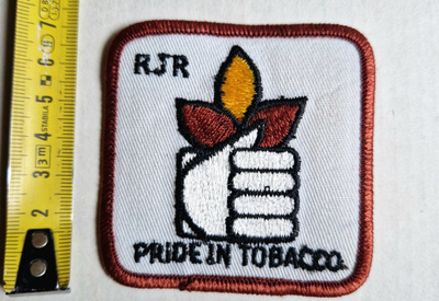 Pride in tobacco Vintage Kangasmerkki