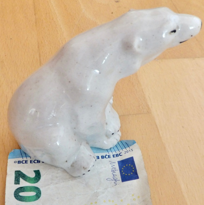 VANHA CCCP Posliini FIguuri Jääkarhu
