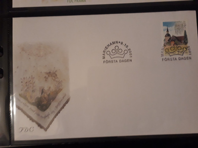 Åland 2001 - Föglö kyrka kirkko FDC