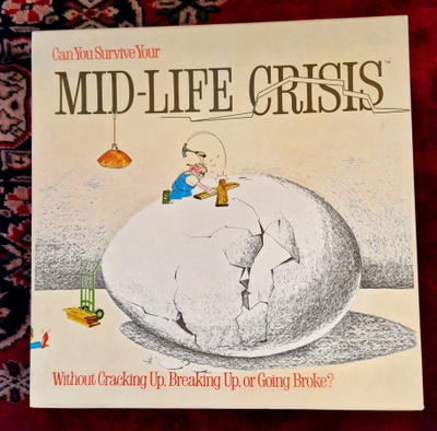MID-LIFE CRISIS Game 1982 lautapeli uudenveroinen