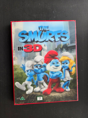 THE SMURFS . 3D BLU RAY .