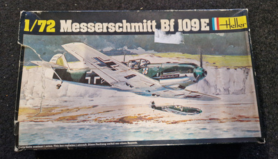 Heller Messerschmitt Bf 109E koottava lentokone