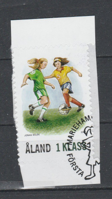 Ahvenanmaa v 2007 OMAKUVAPOSTIMERKKI , leimattu