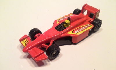 F1 kilpa-auto McDonald's Hot Wheels / McDonald's 2002 7,5 cm