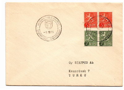 Helsinki: Suurmessut ( erikoisleima 9.10,1955)