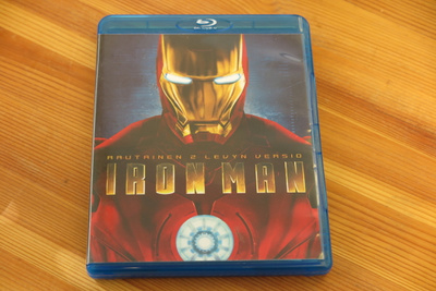 Iron Man Rautainen 2 levyn versio blu-ray