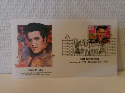 FDC- ensipäiväkuori -  Elvis Presley - 1993 Memphis