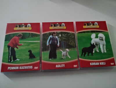 Koiramme dvd boksi agility pennun kasvatus koiran kieli