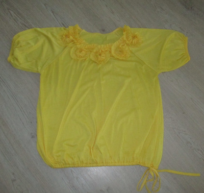 UPEA KELTAINEN T-PAITA KOKO:XL