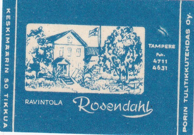 Tampere, Ravintola Rosendahl   s17