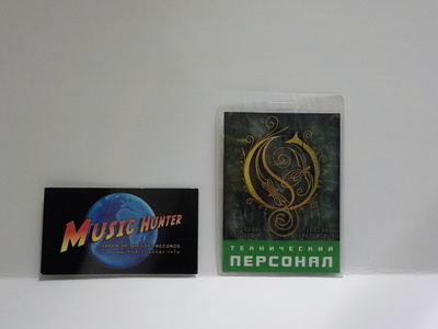 OPETH BACKSTAGE PASSI .