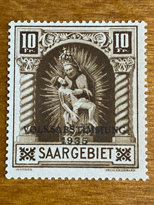 SAKSA REICH 1925-1927 SAARGEBIET Mi103**
