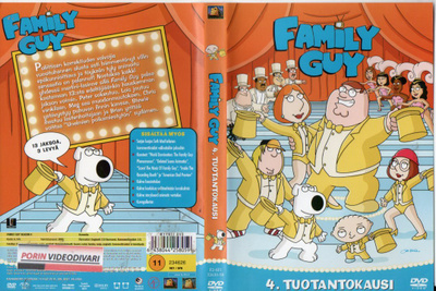 Family Guy Kausi 4.	(12 267)	k	-FI-	DVD	suomik.	(3)			3 dvd=