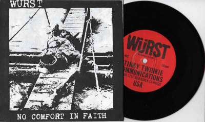 WURST no comfort... EP-1991- oRiG 1st press/500 - RI HC