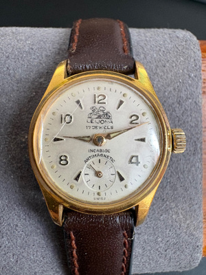 Leijona 17 Jewels Vintage  – Incabloc – 1960 kaiverrus