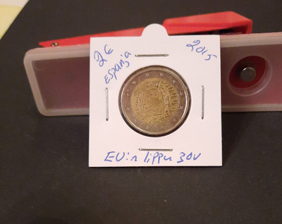 Espanja 2€ EU:n lippu, 2025