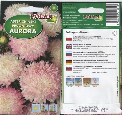 Kiinanasteri "Aurora" - siemenet #