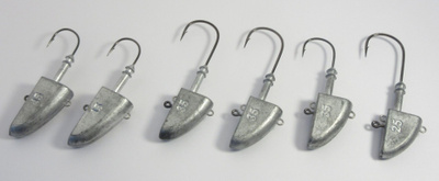 K. P Mustad Fish head Vertical jigipää 6kpl