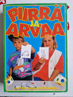 Piirrä ja arvaa peli. Nelospelit