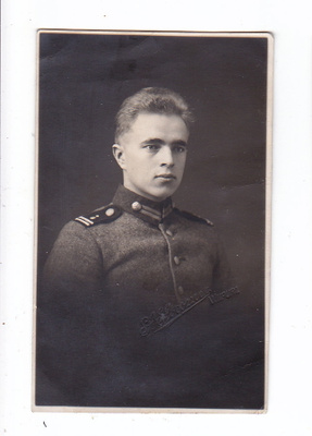 VANHA Valokuva Sotilas Viipuri 1920-l