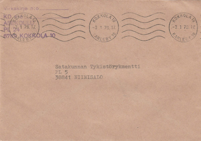 Sotilaspostia, ASEKOULU, Kokkola 10