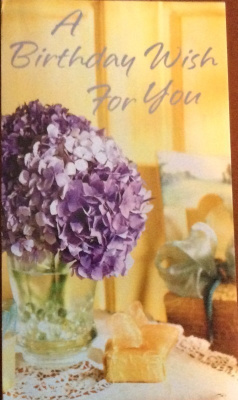 A Birthday Wish for You hortensiat tk 20 x 11,5 cm