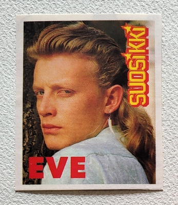 Vanha Suosikki-lehden tarra: Jarkko Eve