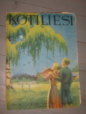 Kotiliesi , elokuu II / 1934  , kansi M. Wendelin