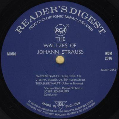 The Waltzes Of Johann Strauss LP