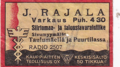 Varkaus, J, Rajala, Radio 2507   1/16