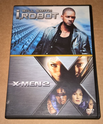 I, ROBOT & X-MEN 2   DVD X 2   TUPLA DVD