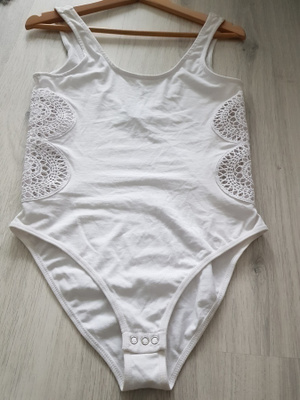 Topshop valkoinen Bodysuit / Body  - koko 38