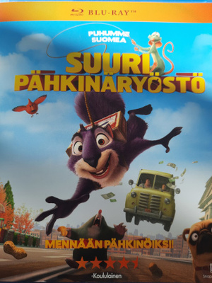 SUURI PÄHKINÄRYÖSTÖ  BLU-RAY  SUOMIPUHE