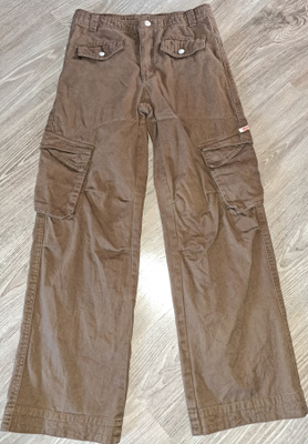 Ruskeat housut koko 164cm