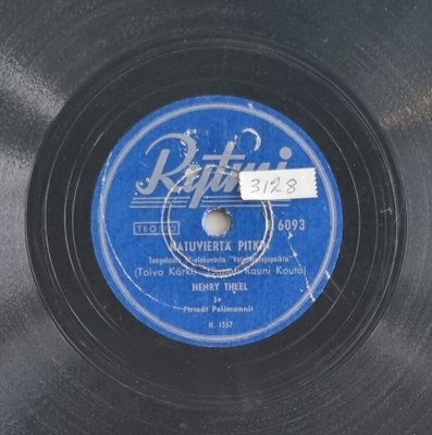 Savikiekko 1950 - Theel / Helismaa / Justeeri - Rytmi R 6093