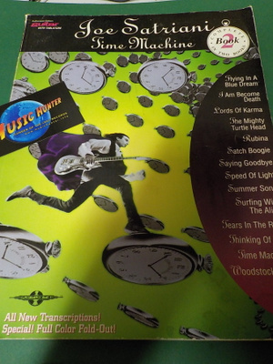 JOE SATRIANI TIME MACHINE KITARA NUOTTIKIRJA