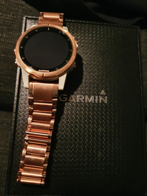 Garmin Fenix 5S Plus Sapphire valkoinen-ruusukulta GPS