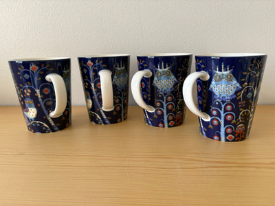 Iittala Taika-sarjan isot mukit 4 kpl