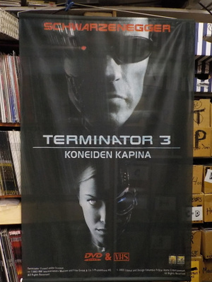TERMINATOR 3 - KONEIDEN KAPINA MAINOSBANNERI (W)
