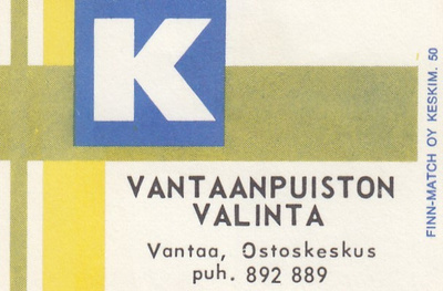 Vantaa. K - Vantaanpuiston Valinta  b372