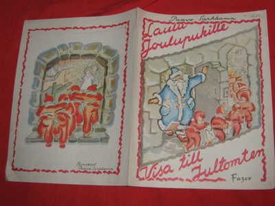 Nuottivihko - Paavo Sarkkama - Laulu Joulupukille 1960