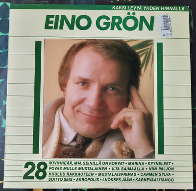 EINO GRÖN 28 IKIVIHREÄÄ-2LP,SAFLP 2016,v.1988 FAZER FINNLEVY