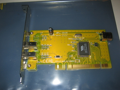Firewire- kortti (PCI)